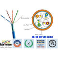 Cable de calidad superior de 4awg ftp cat5e 4 pares de blindaje con lámina aprobada por UL